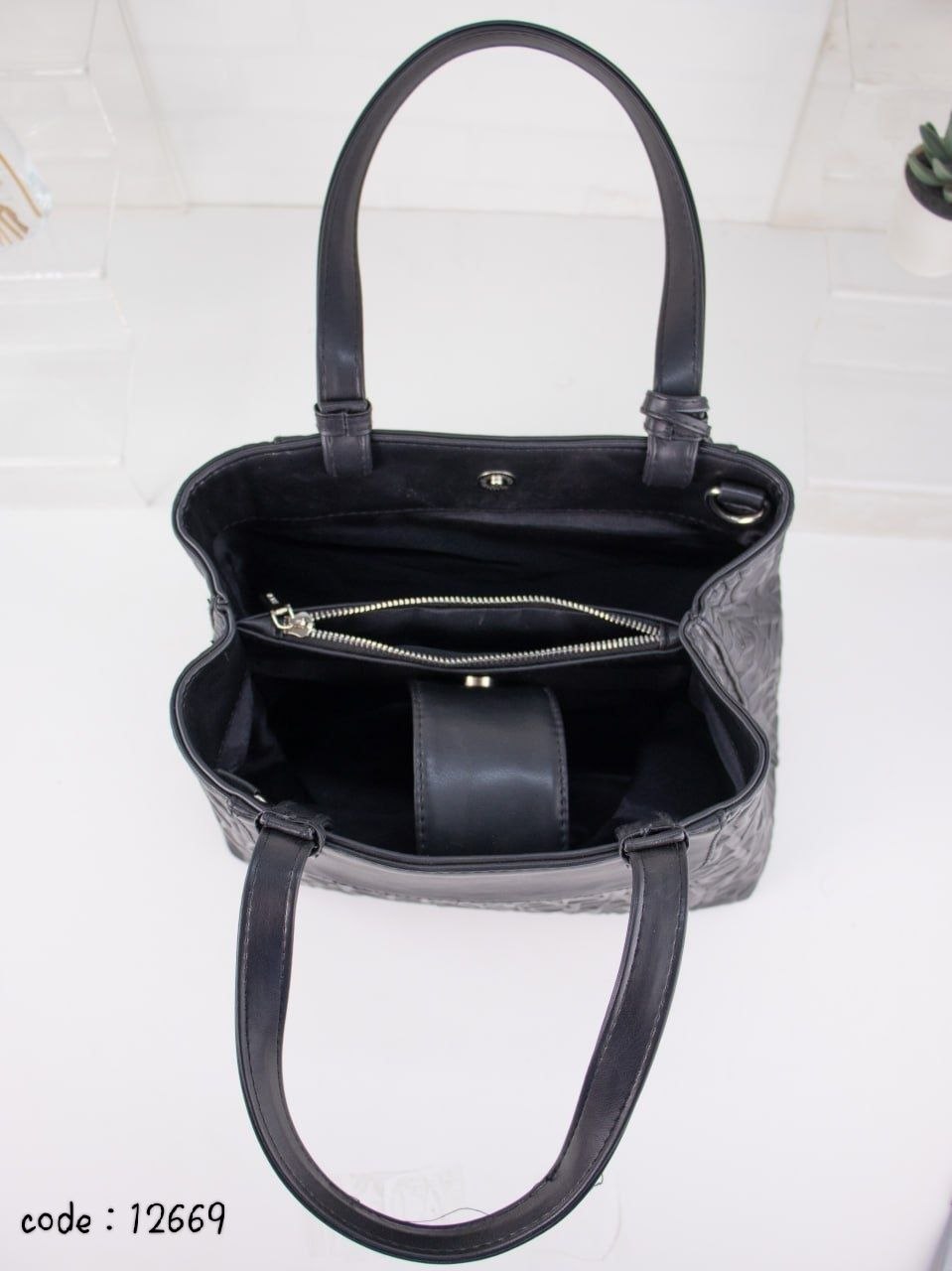 ARMANI EXCHANGE Monogram Satchel
