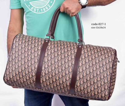DIOR Premium Monogram Travel Duffle Bag