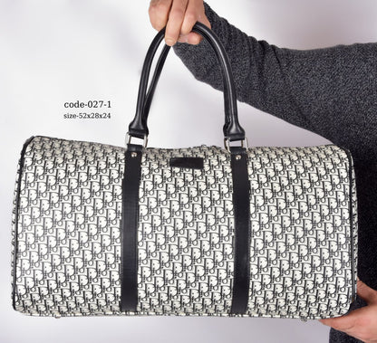DIOR Premium Monogram Travel Duffle Bag