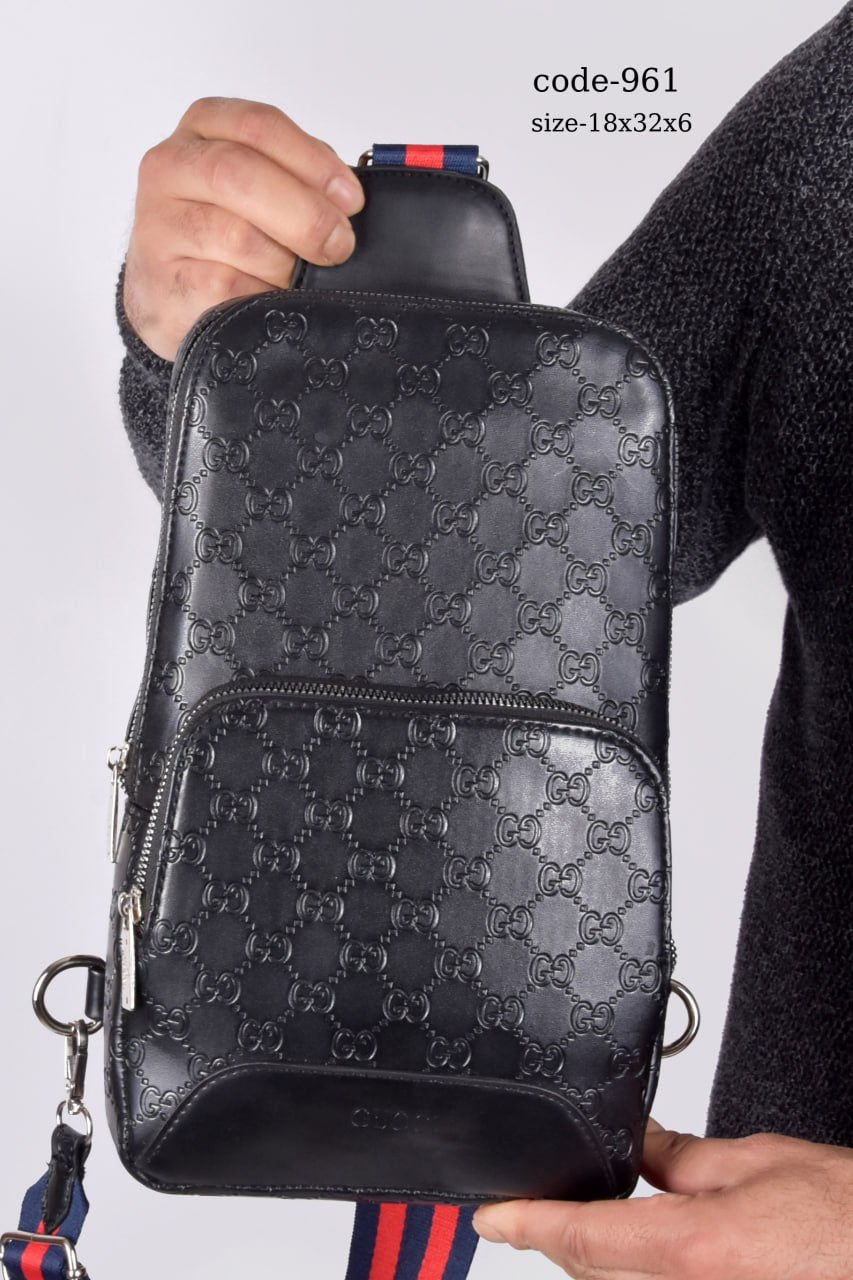 Elegant Monogram Crossbody Sling Bag
