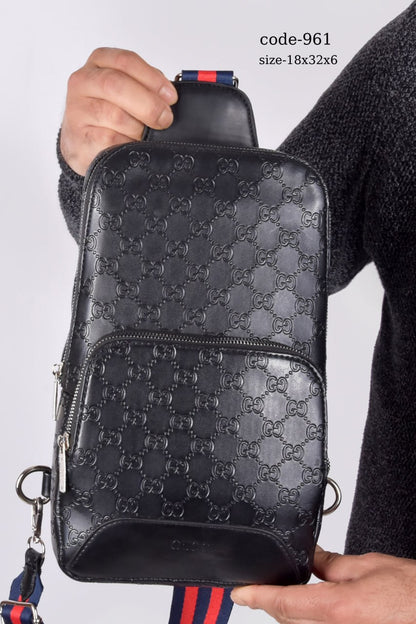 Elegant Monogram Crossbody Sling Bag