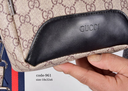 Elegant Monogram Crossbody Sling Bag