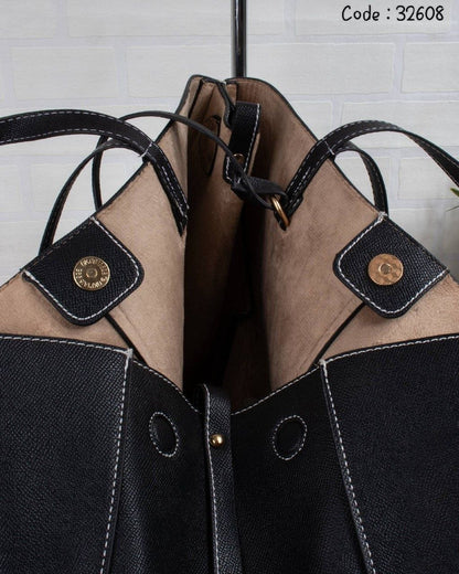 Polène Paris Inspired Multi-Wear Tote Bag with Pouch