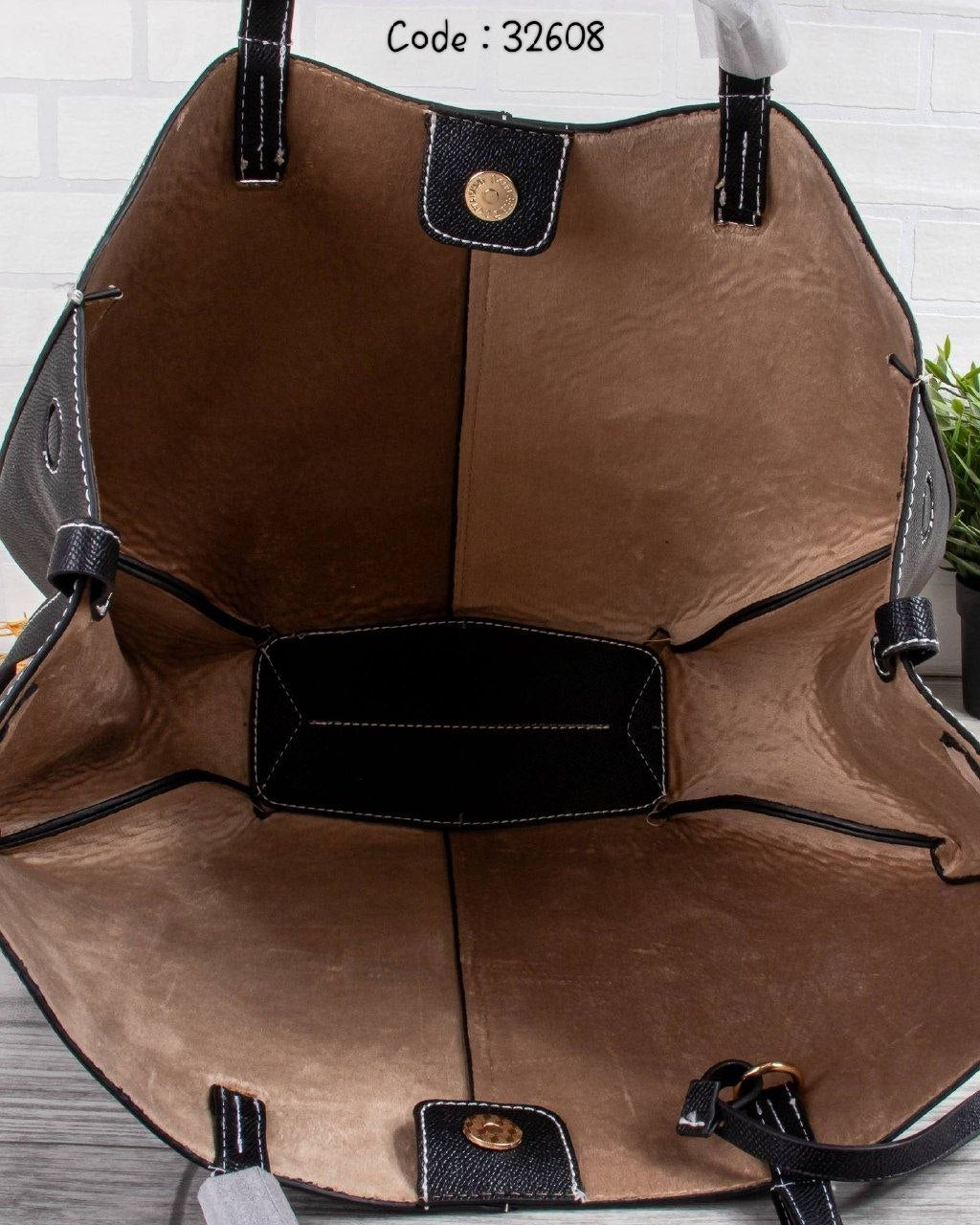 Polène Paris Inspired Multi-Wear Tote Bag with Pouch