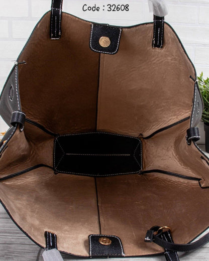 Polène Paris Inspired Multi-Wear Tote Bag with Pouch
