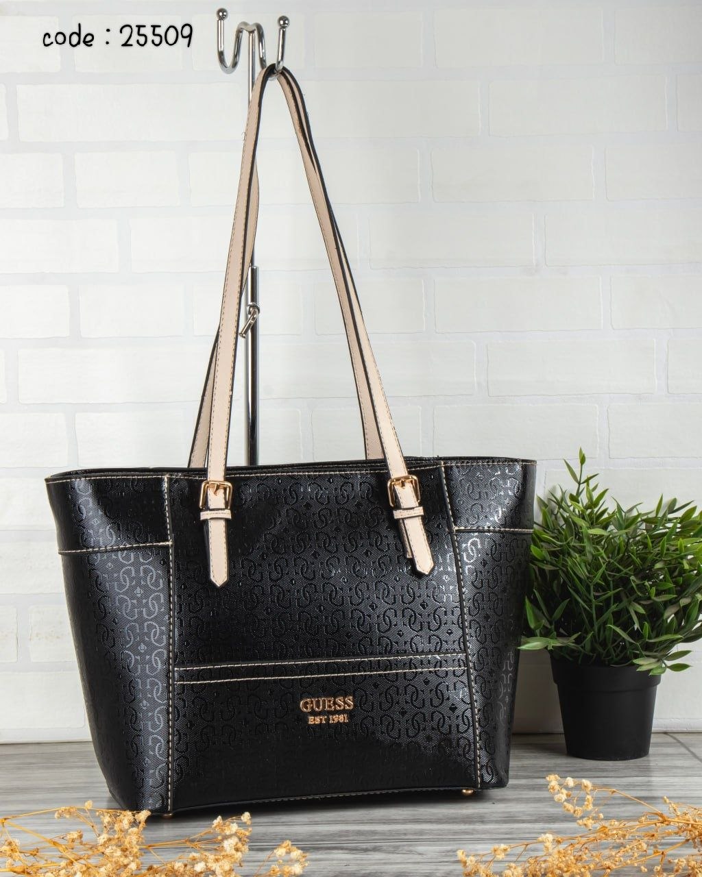 GUESS Monogram Classic Tote Bag