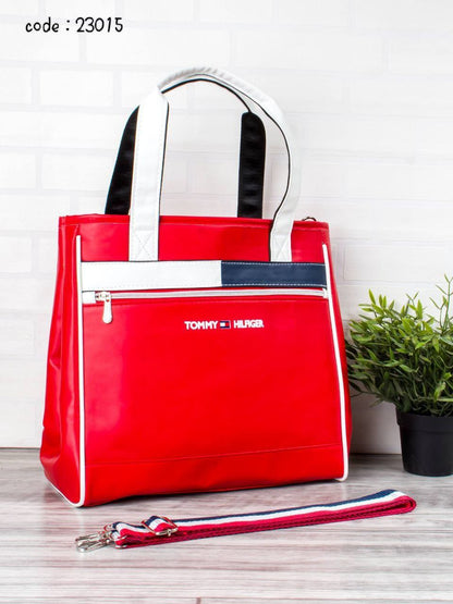 Tommy Hilfiger Inspired Casual Tote Bag