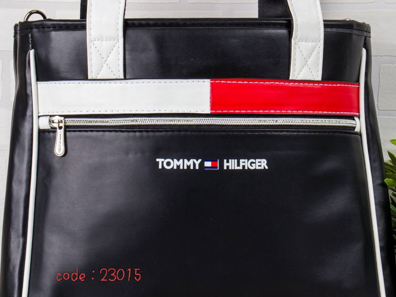 Tommy Hilfiger Inspired Casual Tote Bag