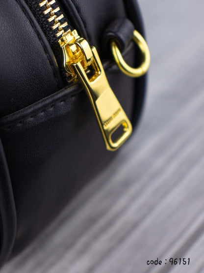 Miu Miu Matelassé Leather Top-Handle Bag