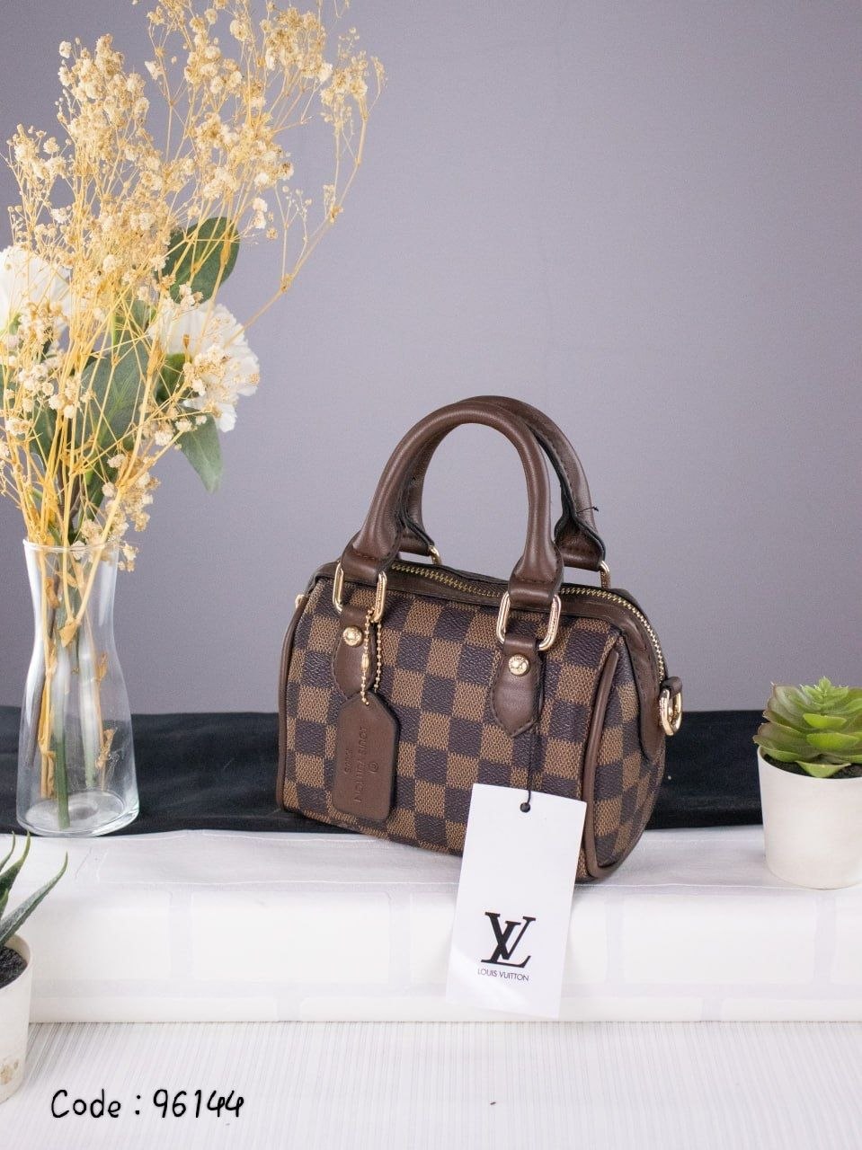 Louis Vuitton Nano Speedy Bandoulière Monogram & Damier