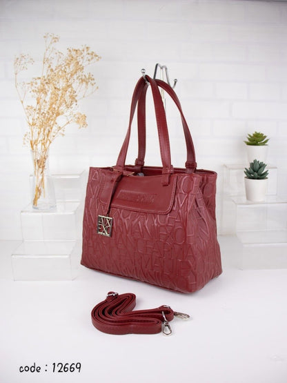 ARMANI EXCHANGE Monogram Satchel
