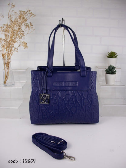 ARMANI EXCHANGE Monogram Satchel