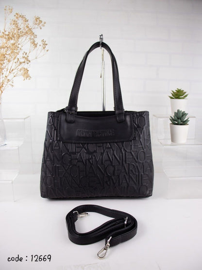ARMANI EXCHANGE Monogram Satchel