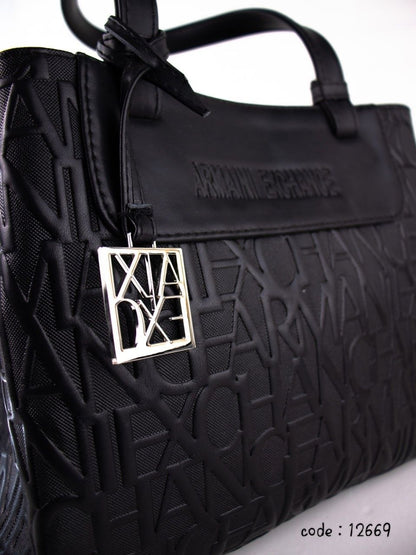 ARMANI EXCHANGE Monogram Satchel