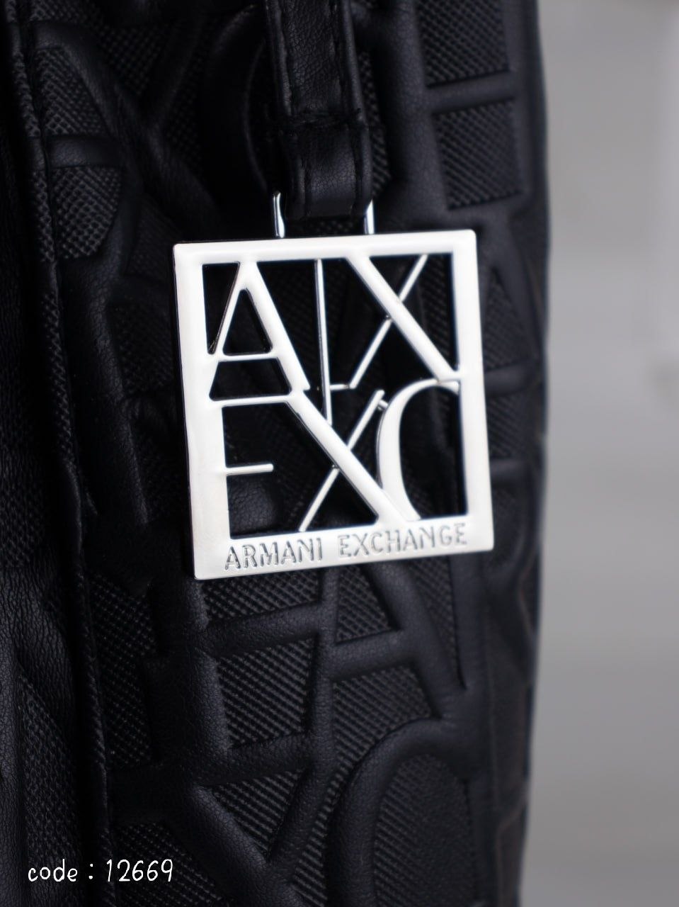 ARMANI EXCHANGE Monogram Satchel