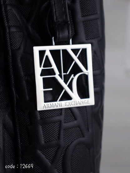 ARMANI EXCHANGE Monogram Satchel