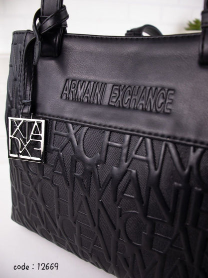 ARMANI EXCHANGE Monogram Satchel