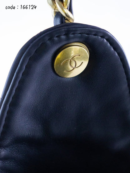Chanel Large Quilted Lambskin Hobo/Bucket Bag