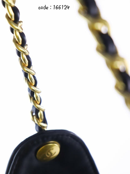 Chanel Large Quilted Lambskin Hobo/Bucket Bag