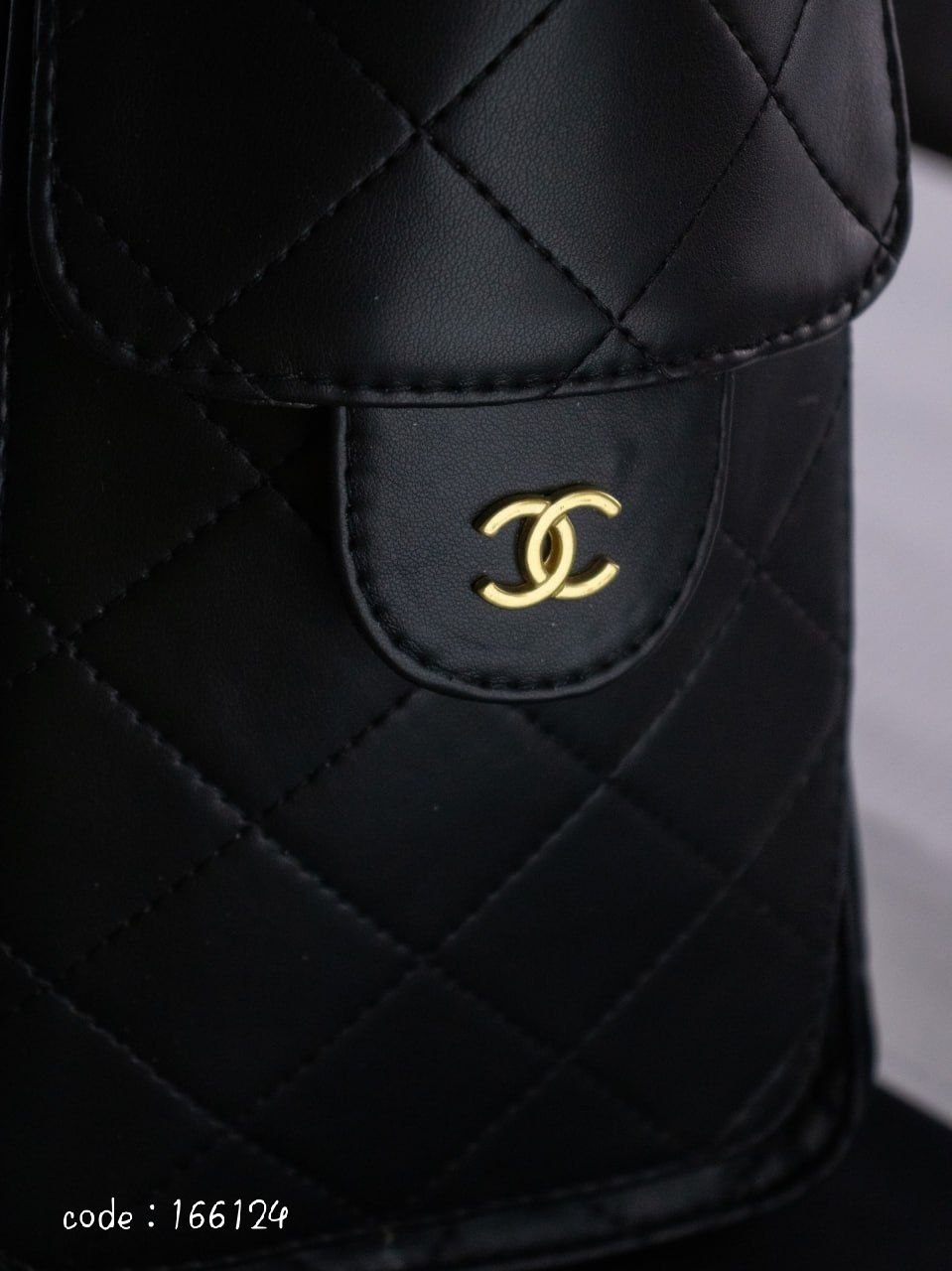 Chanel Large Quilted Lambskin Hobo/Bucket Bag