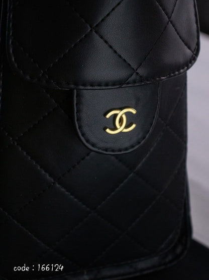 Chanel Large Quilted Lambskin Hobo/Bucket Bag