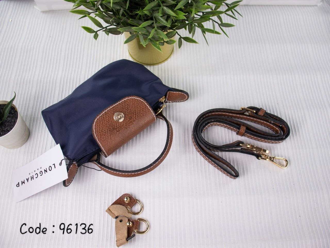 Longchamp Le Pliage Inspired Mini Crossbody Bag