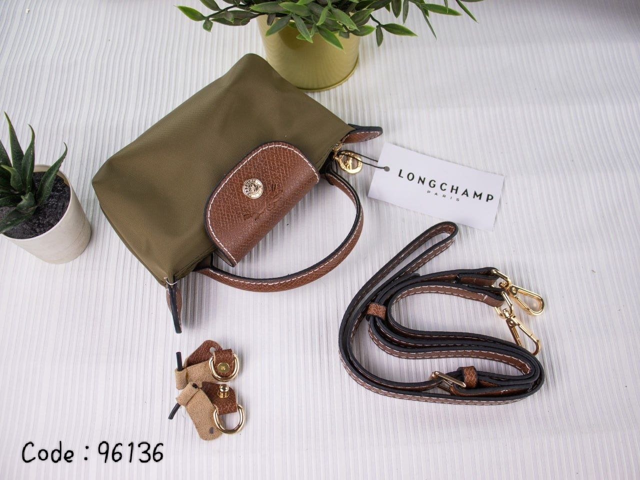 Longchamp Le Pliage Inspired Mini Crossbody Bag