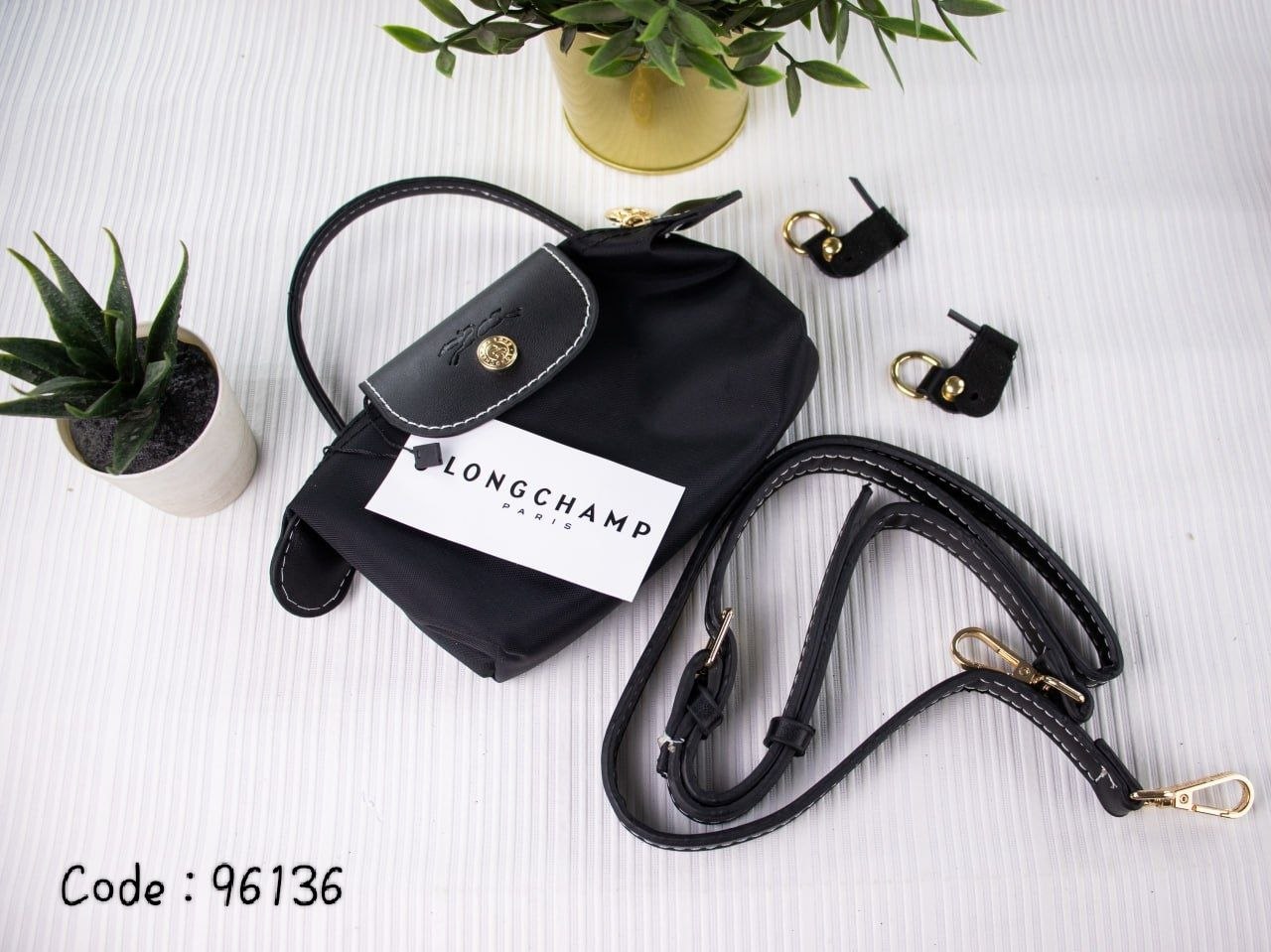 Longchamp Le Pliage Inspired Mini Crossbody Bag