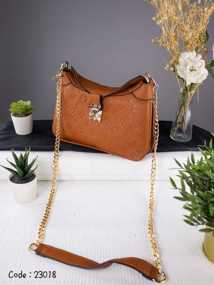 Elegant Monogram & Damier Crossbody Shoulder Bag