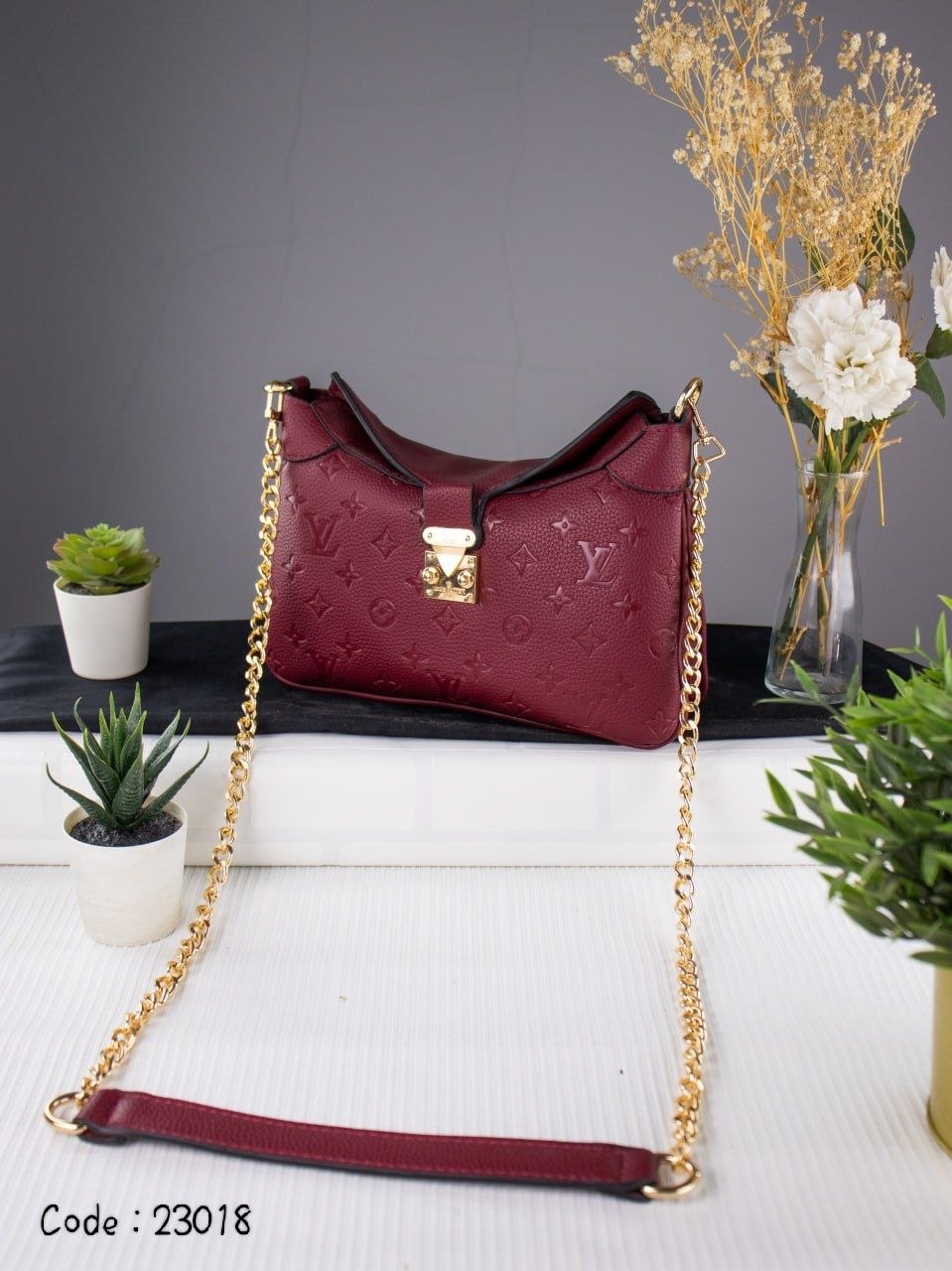 Elegant Monogram & Damier Crossbody Shoulder Bag