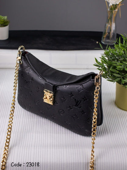 Elegant Monogram & Damier Crossbody Shoulder Bag