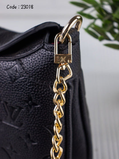 Elegant Monogram & Damier Crossbody Shoulder Bag