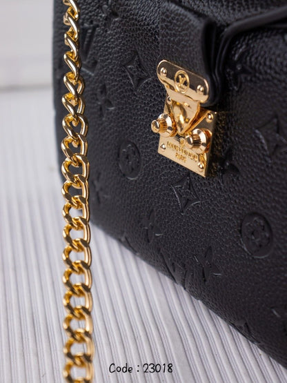 Elegant Monogram & Damier Crossbody Shoulder Bag