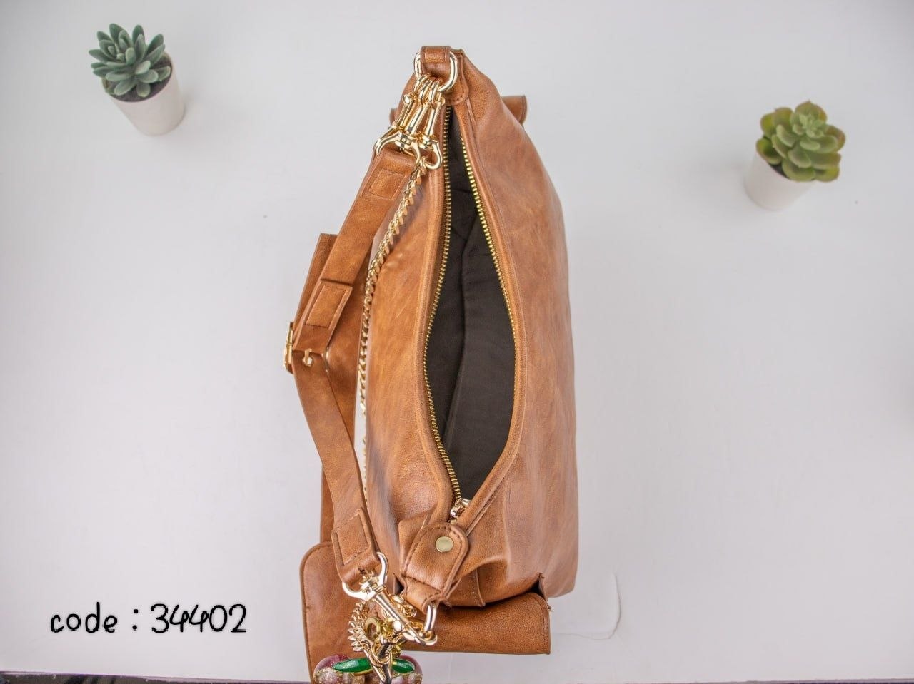 COACH Chic Slouchy Hobo Bag with Cherry Charm