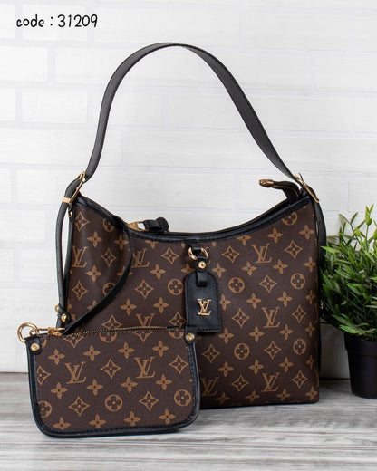 Louis Vuitton Graceful Hobo Bag Set (with Matching Pouch)