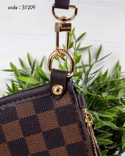 Louis Vuitton Graceful Hobo Bag Set (with Matching Pouch)