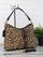 Coach Signature Monogram & Leopard Print Shoulder Bag