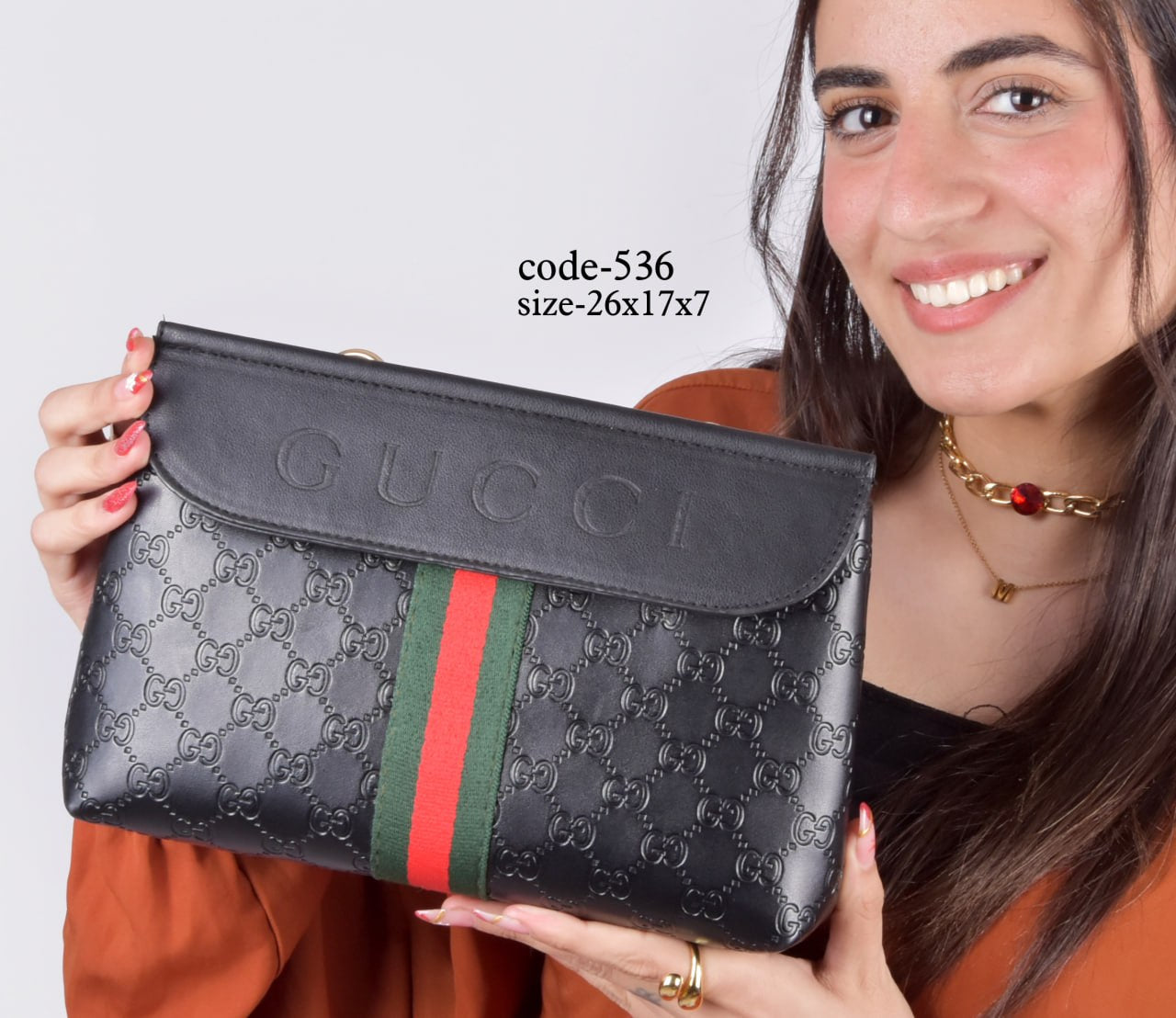 Elegant Patterned Crossbody & Clutch Bag