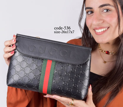 Elegant Patterned Crossbody & Clutch Bag