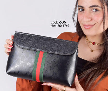 Elegant Patterned Crossbody & Clutch Bag