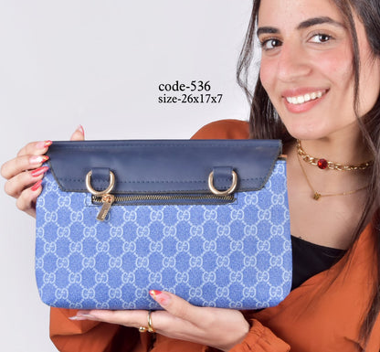 Elegant Patterned Crossbody & Clutch Bag