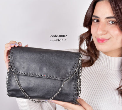 Stella Mccartney The Chain-Trim Envelope Crossbody/Clutch