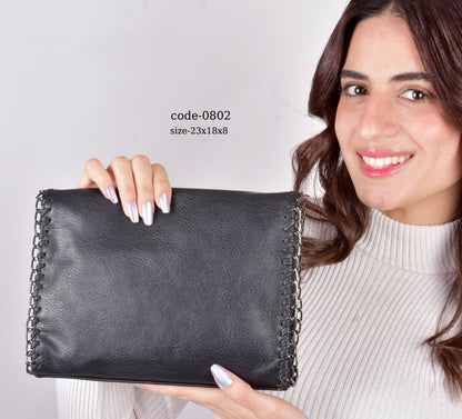 Stella Mccartney The Chain-Trim Envelope Crossbody/Clutch