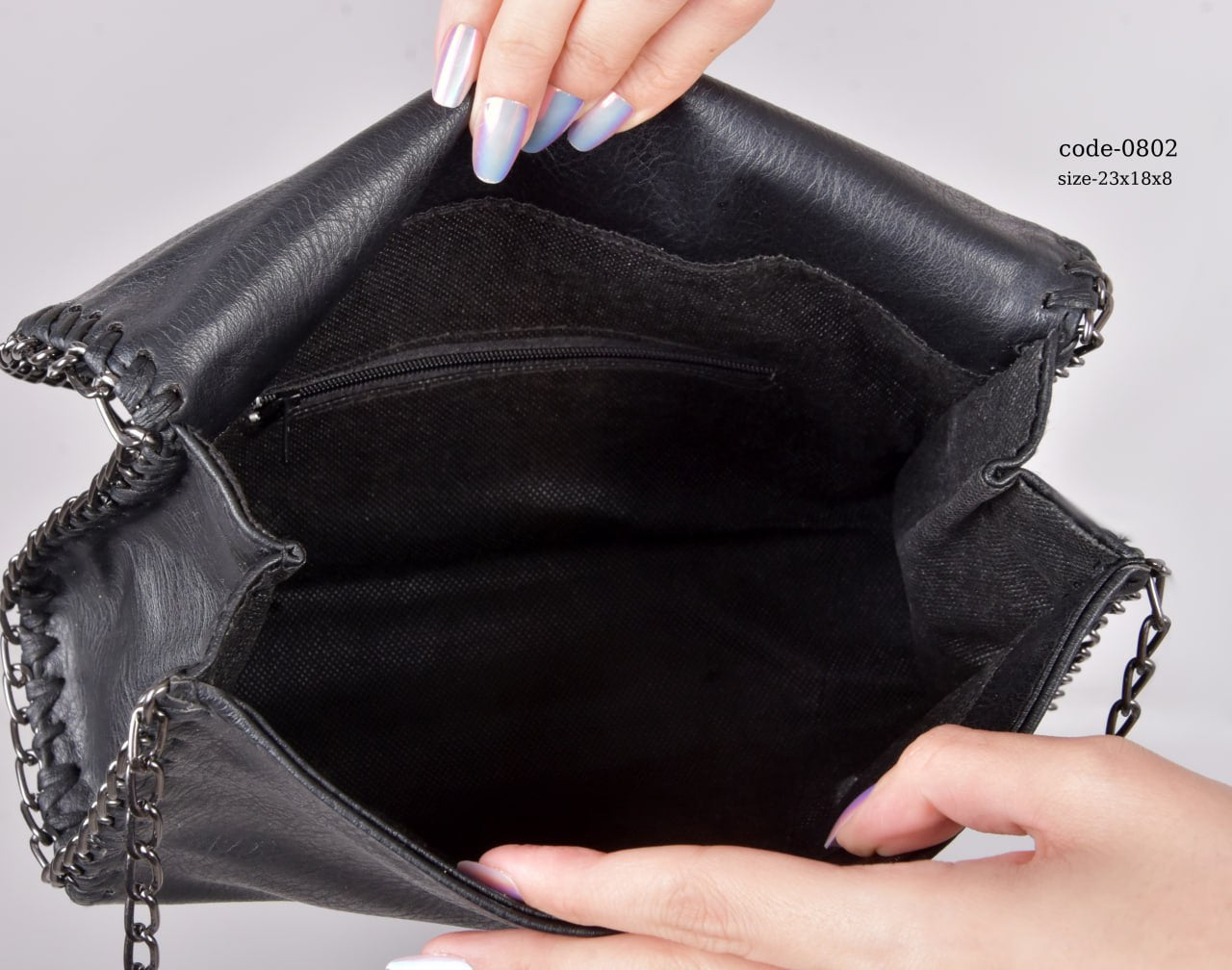 Stella Mccartney The Chain-Trim Envelope Crossbody/Clutch