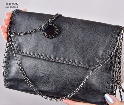 Stella Mccartney The Chain-Trim Envelope Crossbody/Clutch