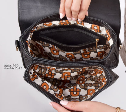 Gucci-Inspired Monogram Crossbody & Shoulder Bag