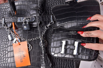 HERMES Luxury 3-Piece Handbag Set