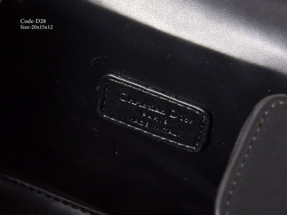 Dior Model D28 Elegant Black Satchel