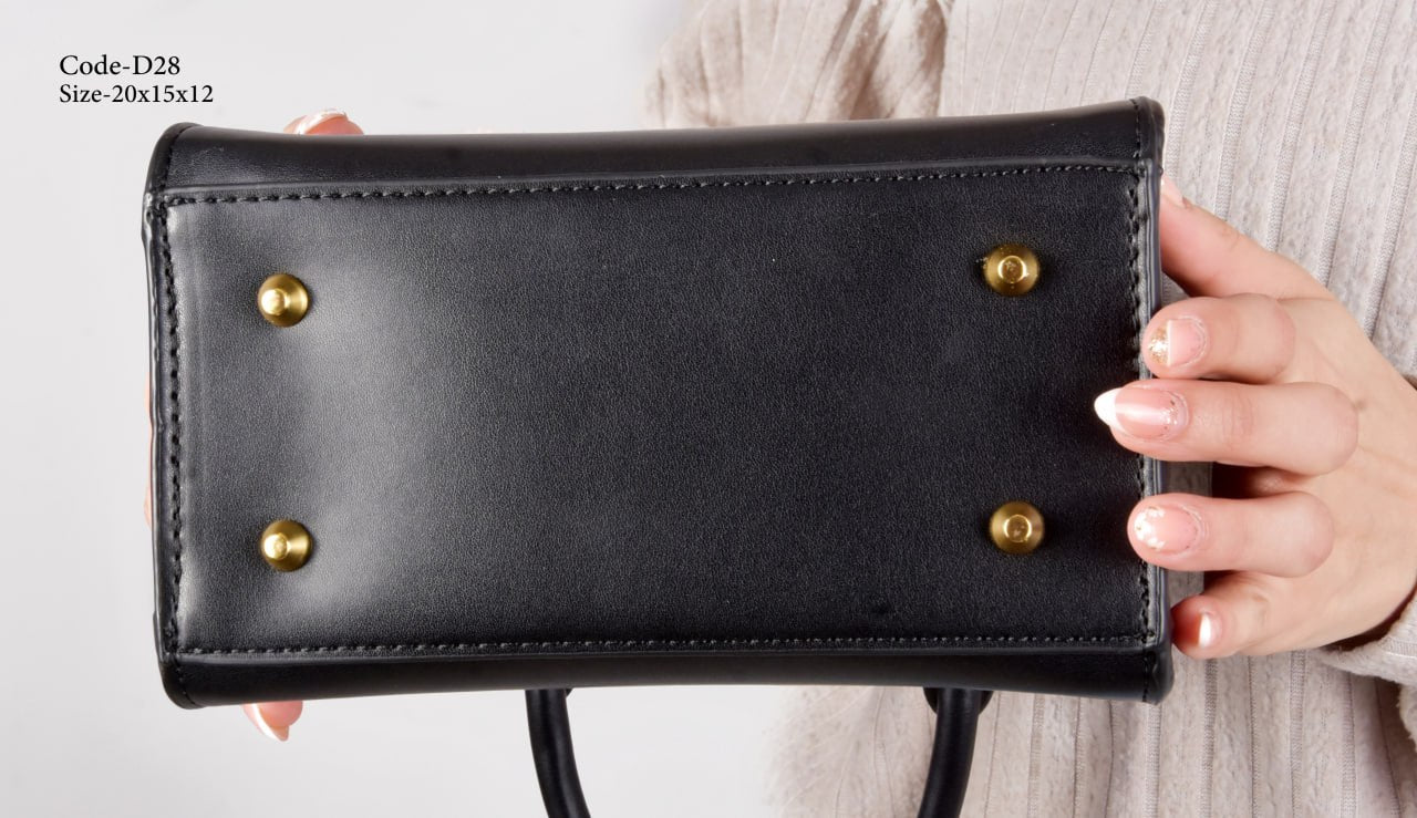 Dior Model D28 Elegant Black Satchel
