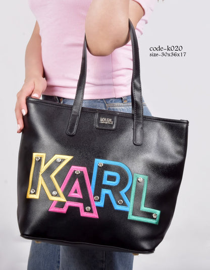 Trendy Urban Karl-Inspired Tote Bag